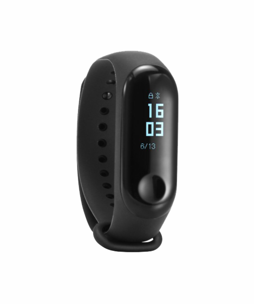 Xiaomi Mi Band 3: Smart Wristband, with Magnetic Snap Charge, OLED Display Touchpad, 50m Waterproof, Fitness Tracker, Heart Rate Monitor