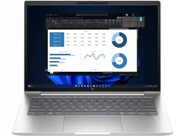 HP ProBook 440 G11 14" Notebook -  Intel Core Ultra 5, vPro Technology, DDR5 8GB RAM, 512GB SSD, FreeDOS, Natural Silver.